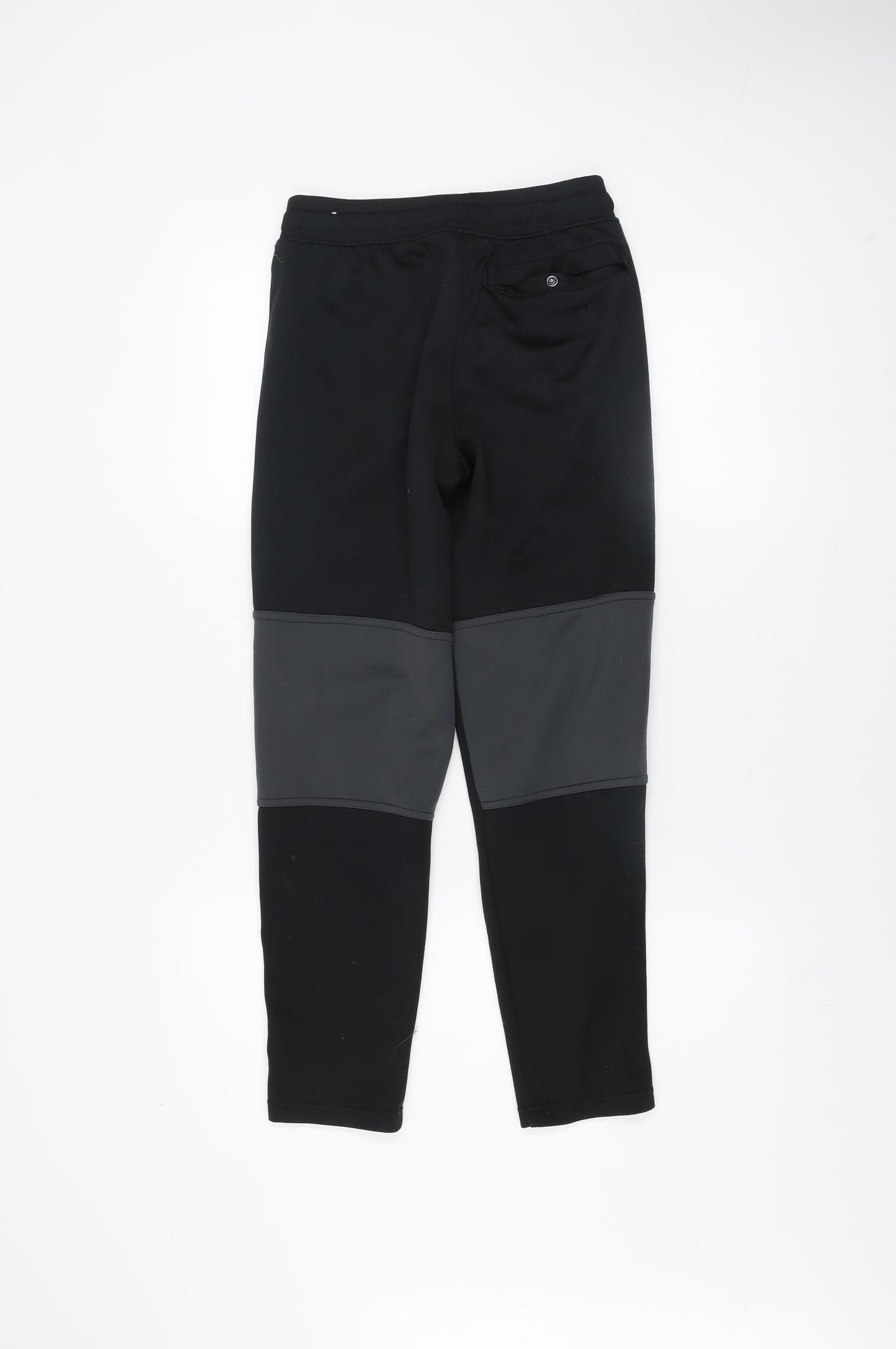 Nike Boys Black Jogger Trousers Size 13 Years Polyester Blend Activewear