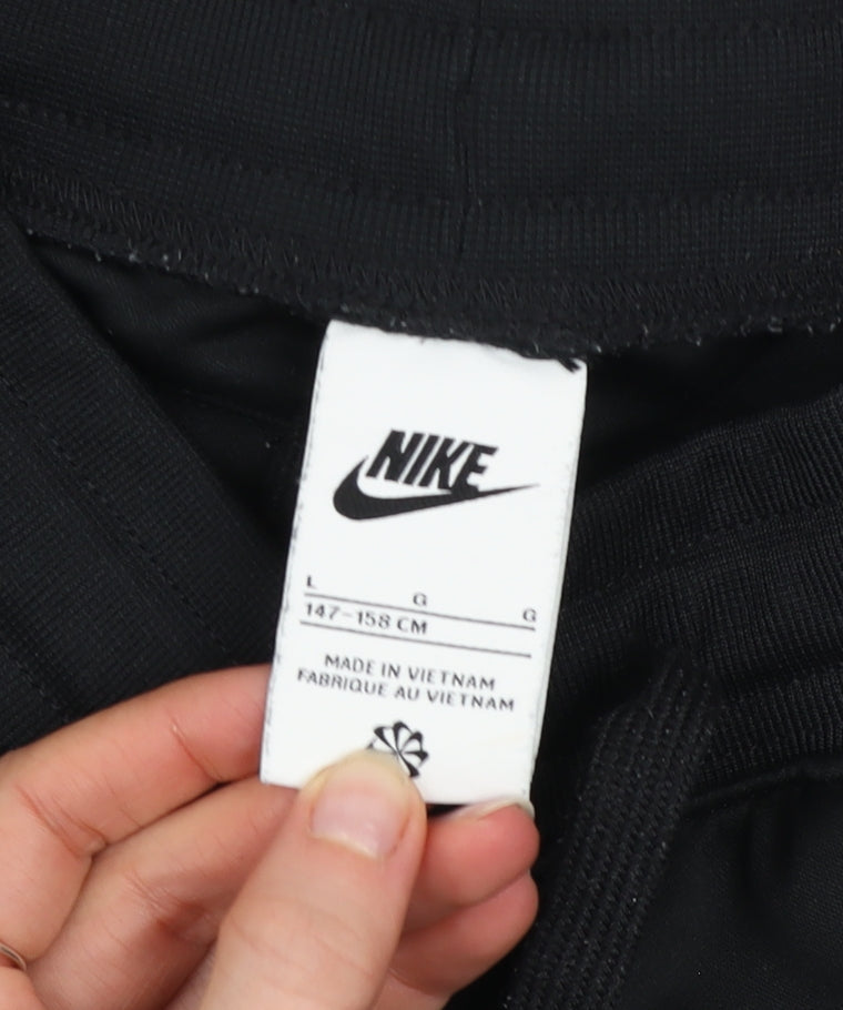 Nike Boys Black Jogger Trousers Size 13 Years Polyester Blend Activewear