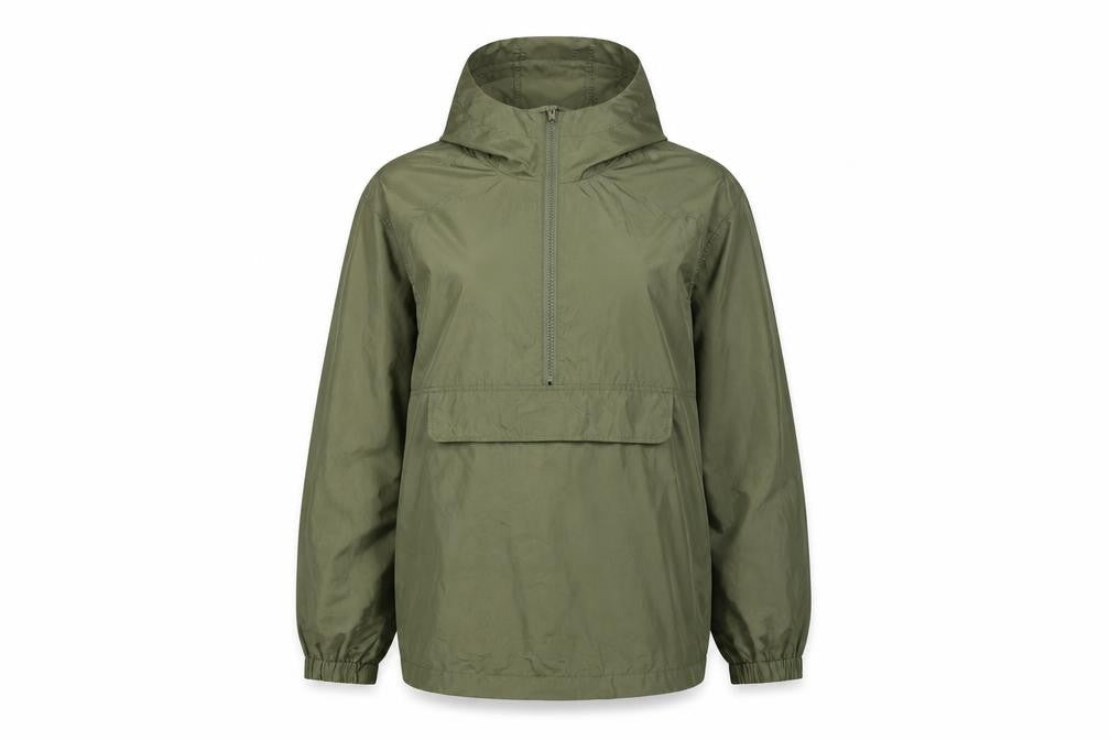 ASOS DESIGN Women’s Petite Green Hooded Anorak Jacket Size 6