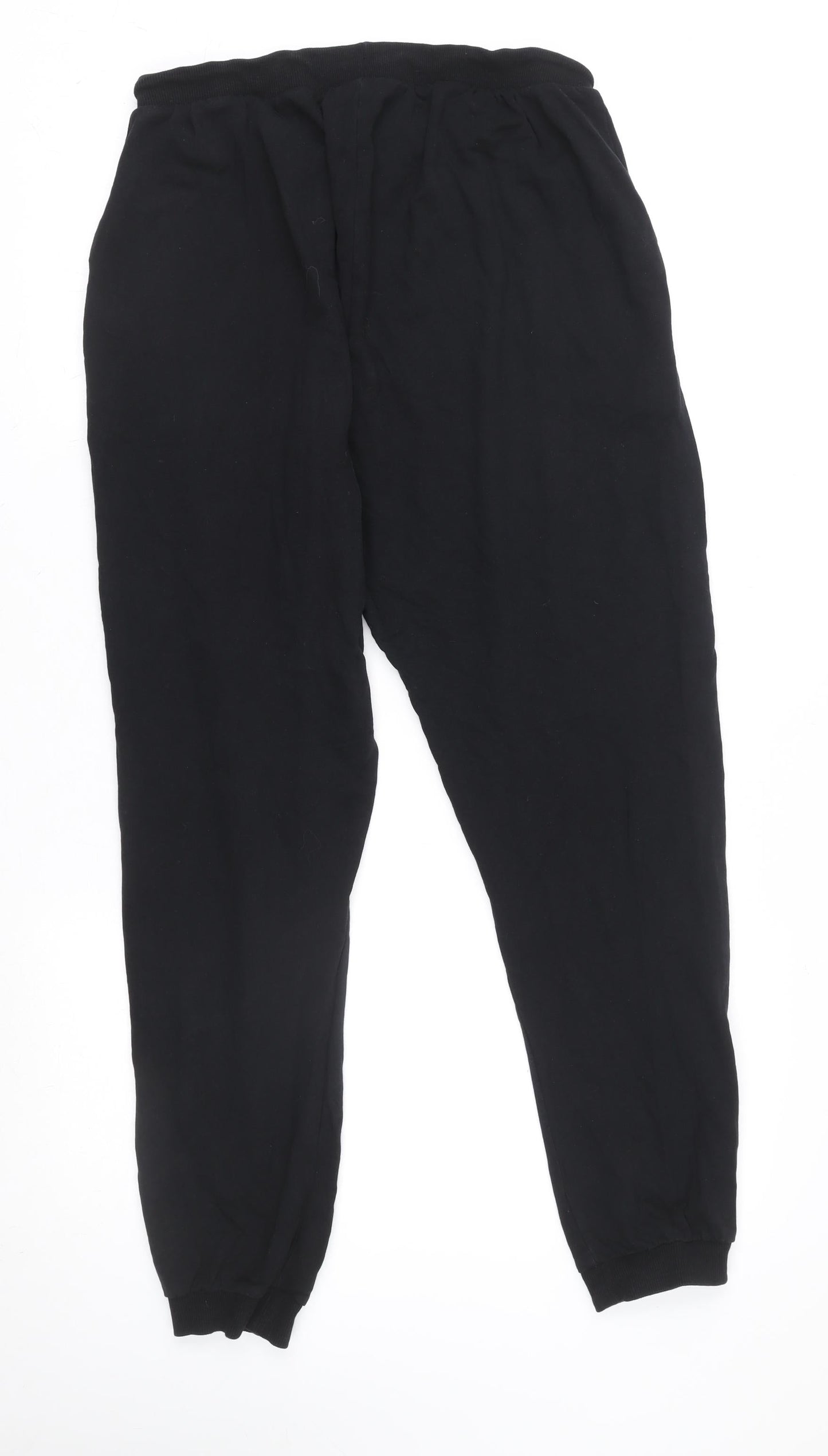 ASOS DESIGN Women's Black Jogger Trousers Size 12 Elastic Waist