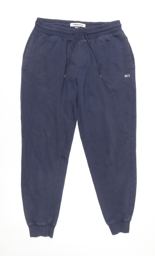 Tommy Jeans Men's Blue Jogger Trousers Size M Regular Fit