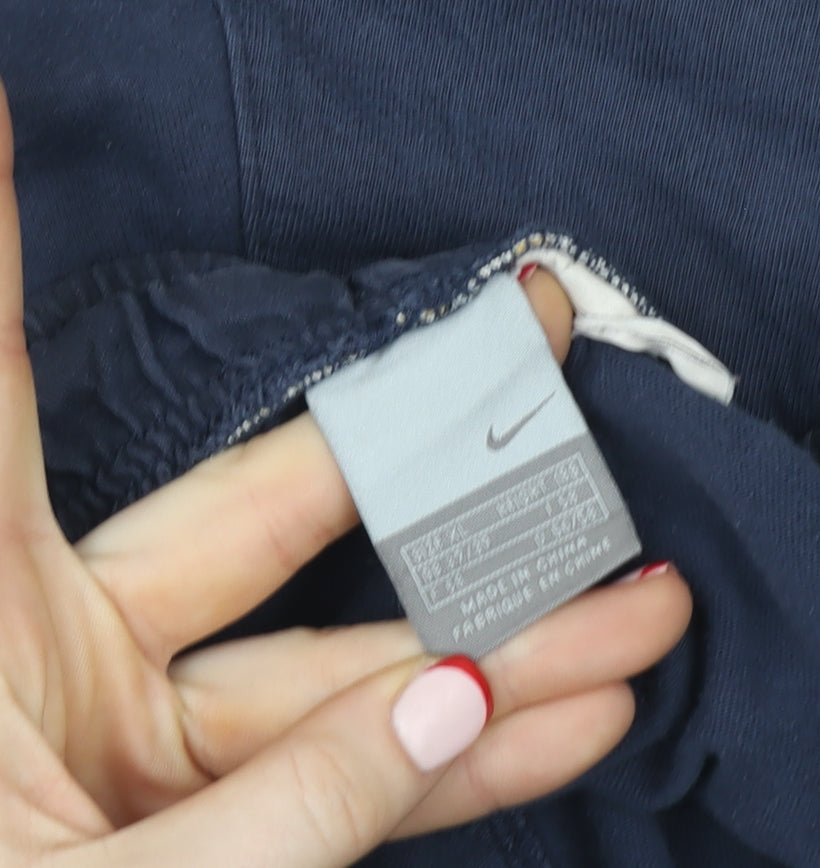 Nike Men’s Blue Athletic Running Shorts Size L Polyester Activewear