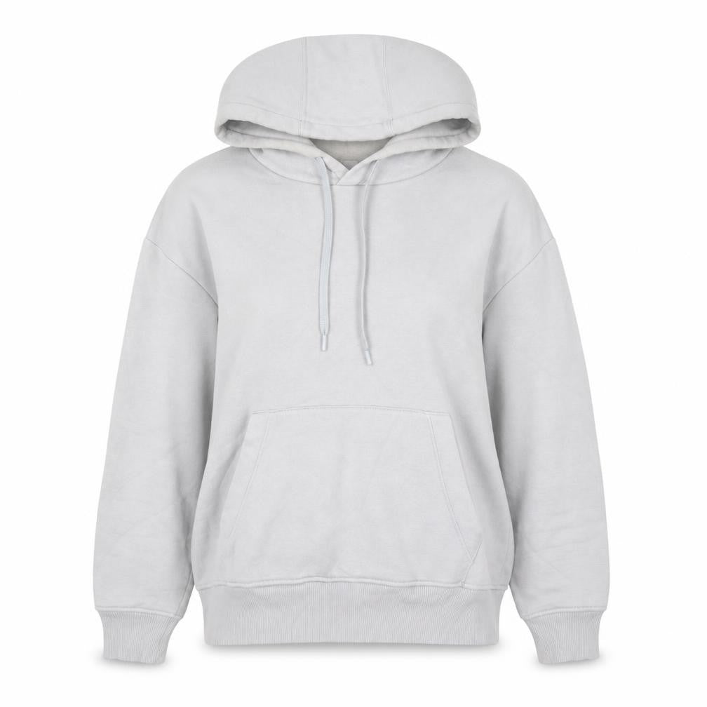 ZARA Women Grey Pullover Hoodie Size S Soft Fleece Lined Casual