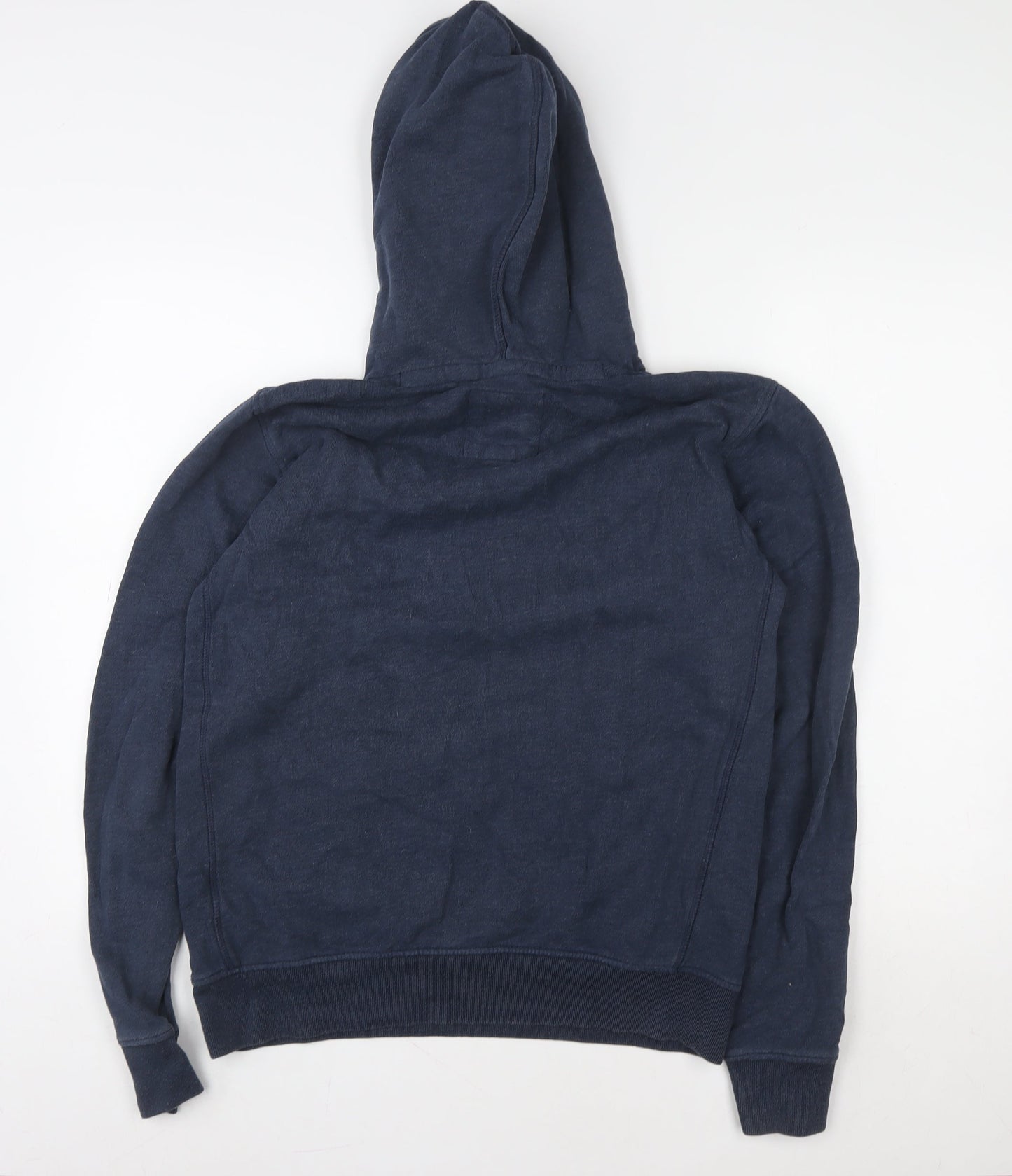 Mens UK S Regular Fat Face Blue Pullover Hoodie