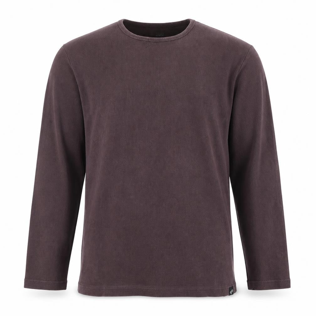 Peter Werth Men's Brown Long Sleeve Crew Neck Cotton Sweatshirt L