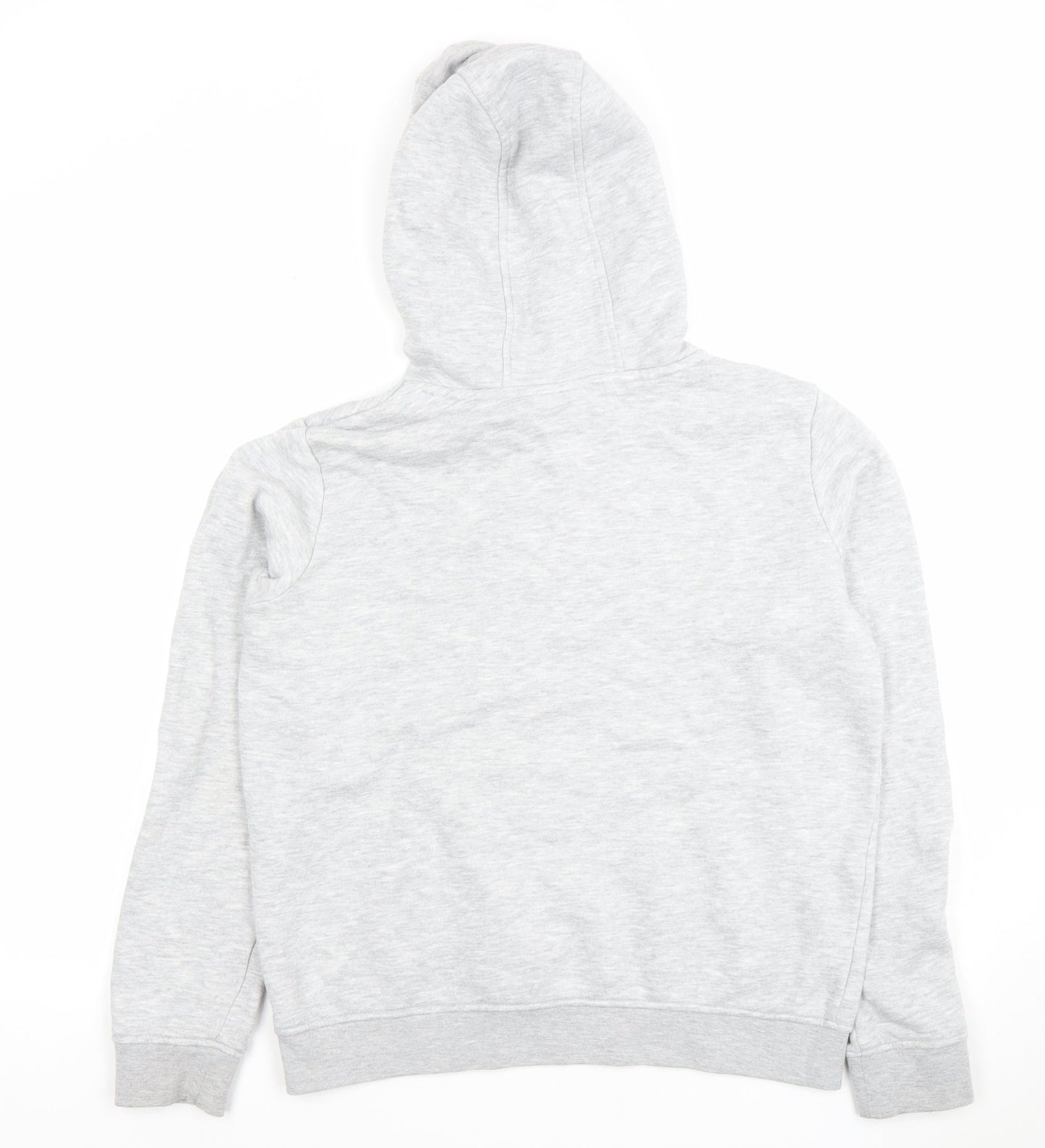 LA Gear Women's Grey Hoodie Size 12 Pullover Cotton Blend Hooded Sweatshirt
