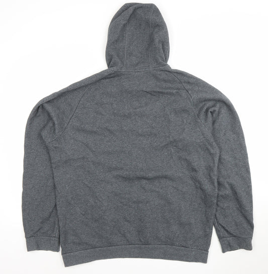Adidas Men's Grey 2XL Pullover Hoodie Fleece Sportswear