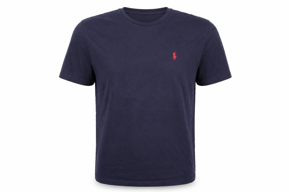 Mens UK Size S Ralph Lauren Blue  Cotton T-Shirt