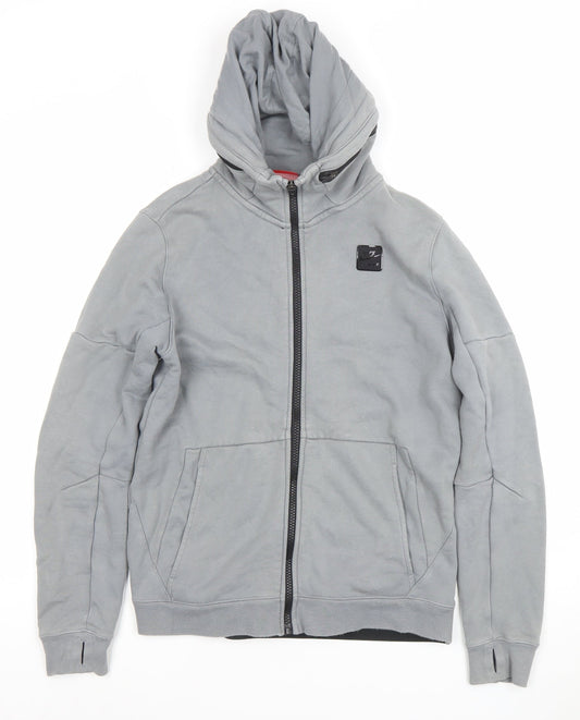 Nike Boys Grey Full Zip Air Max Hoodie XL 13-15 Years Cotton Blend