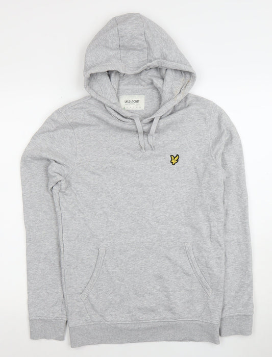 Lyle & Scott Women’s Grey XS Pullover Hoodie Organic Cotton