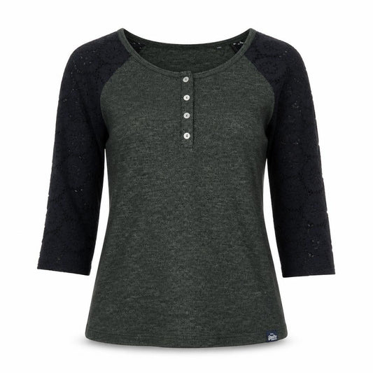 Womens UK Size S Superdry Green Polyester Blend Button-Up