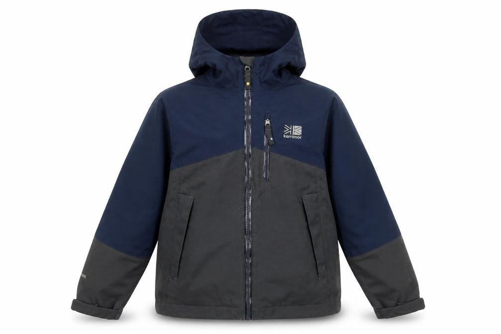 Karrimor Boys Blue 7-8 Years Waterproof Hooded Puffer Jacket