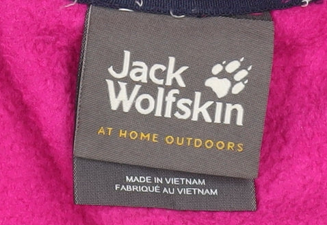Jack Wolfskin Girls Blue Hooded Puffer Jacket 12 Years Waterproof Lined