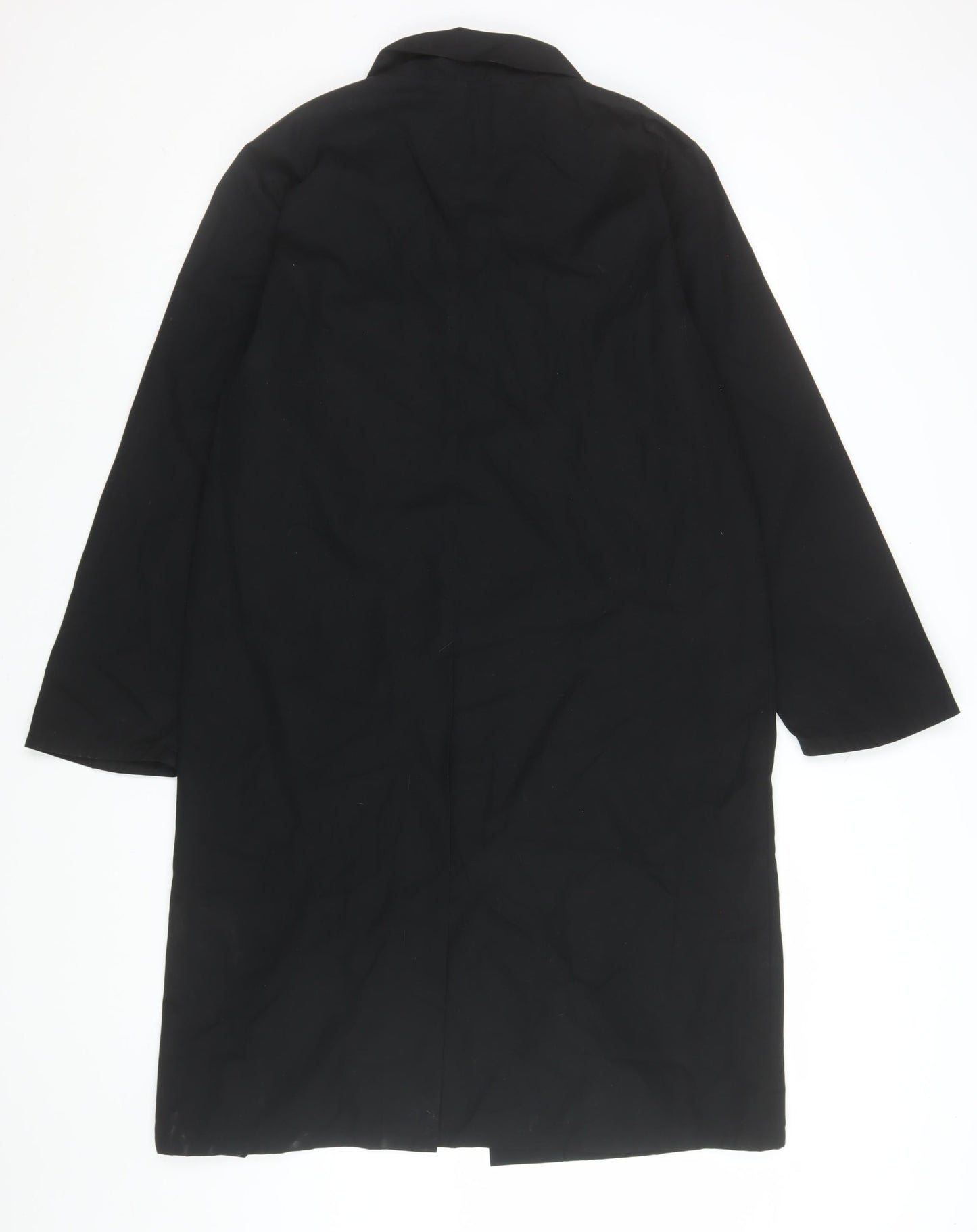 Burberry Women Black Cotton Collared Shirt Dress M Workwear