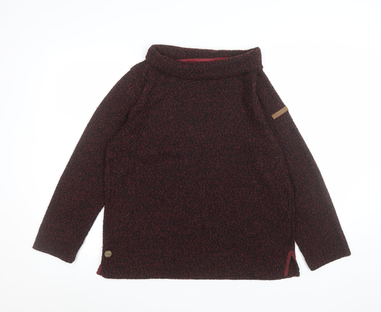 Womens UK 12 Regular Regatta Red Tunic Sweatshirt