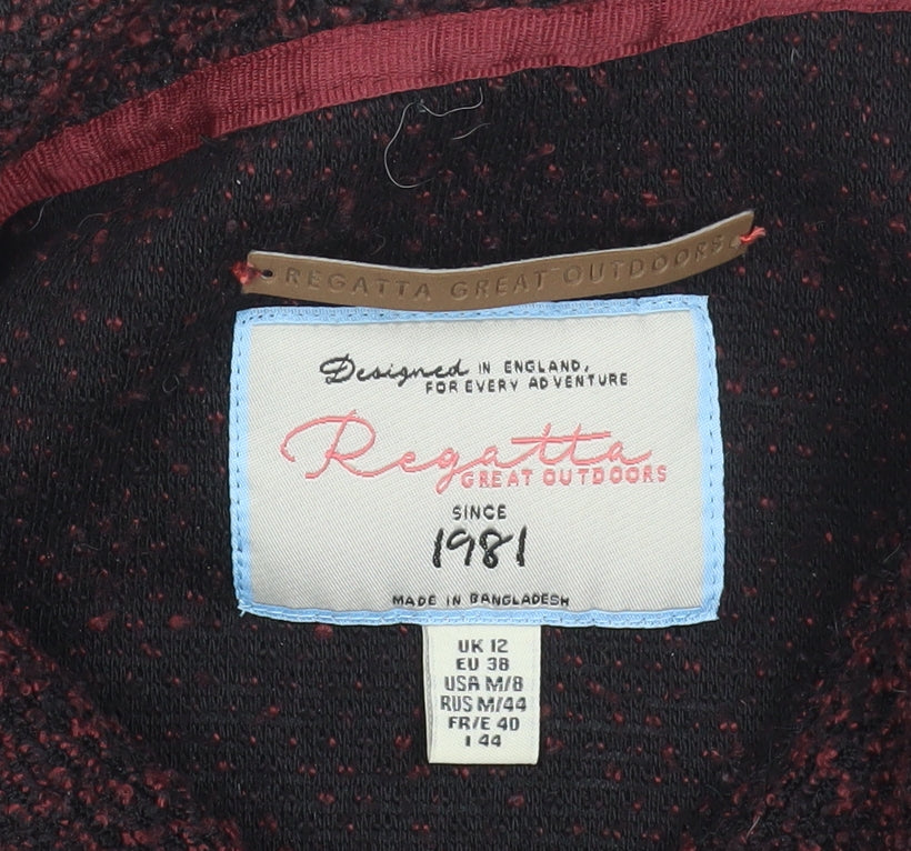 Womens UK 12 Regular Regatta Red Tunic Sweatshirt