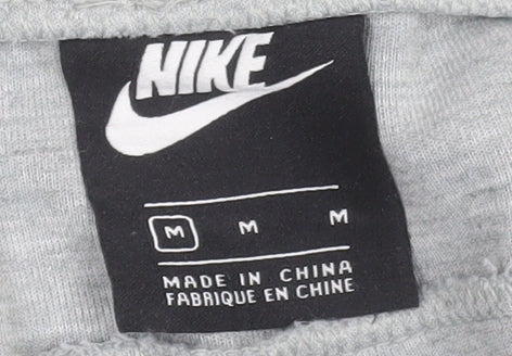 Nike Men's Grey Jogger Sweatpants M Regular Fit Activewear Trousers