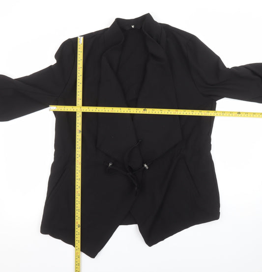 V by Very Women’s Black Regular Fit Shawl Collar Blazer Jacket Size 14
