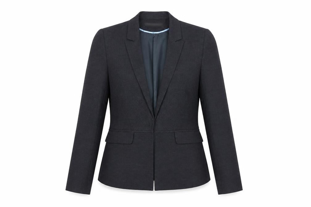 Warehouse Women Black Size 12 Tailored Blazer Jacket