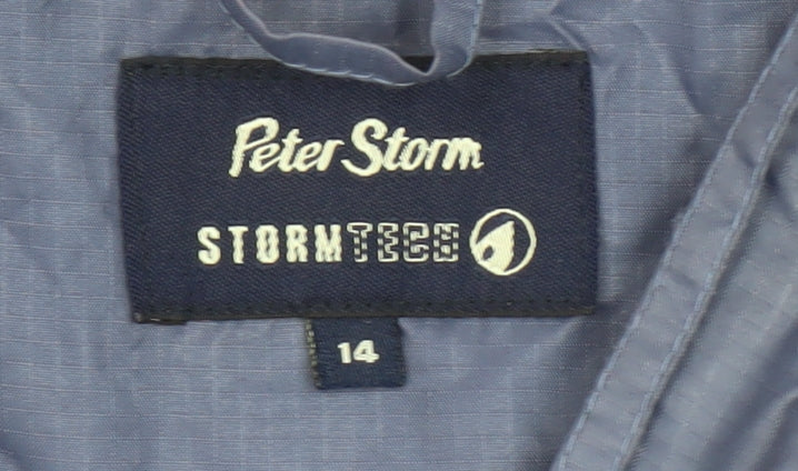 Womens UK Size 14 Regular Peter Storm Purple Nylon Jacket