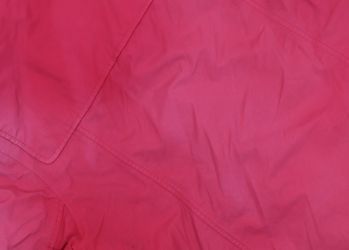 Womens UK Size M Regular Lands' End Red Cotton Blend Coat