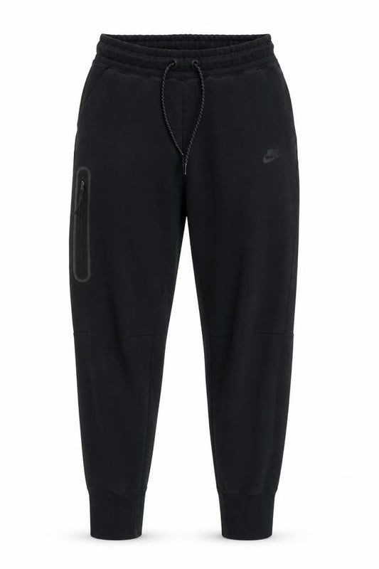 Nike Women's Black Jogger Trousers S Fleece Casual Tapered Fit