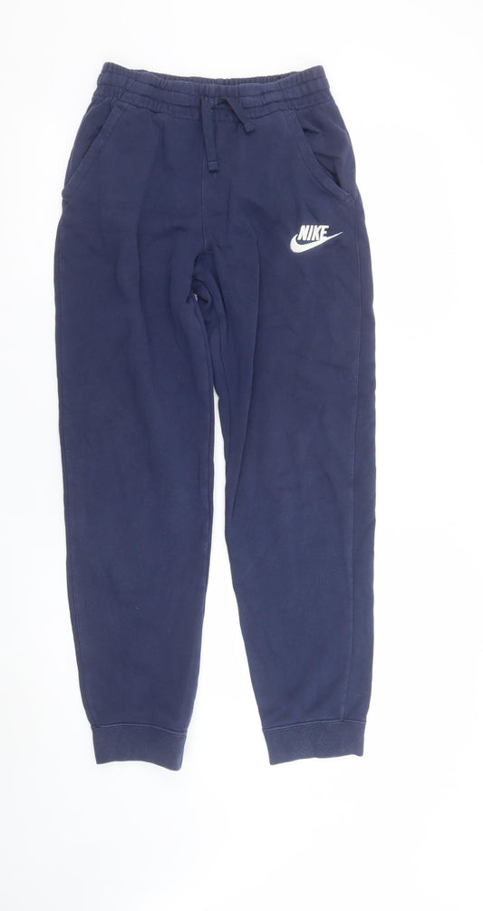 Nike Boys Blue XL Jogger Sweatpants Fleece Comfort Trousers