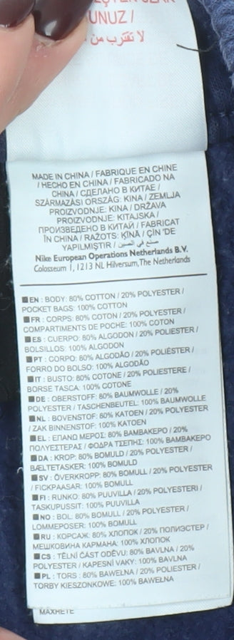 Nike Boys Blue XL Jogger Sweatpants Fleece Comfort Trousers