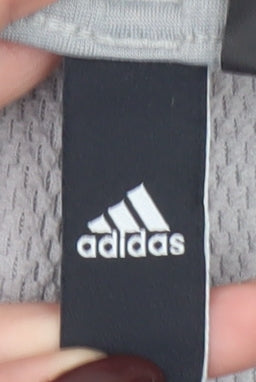 Adidas Boys Grey XL Jogger Sweatpants Elastic Waist Activewear Trousers