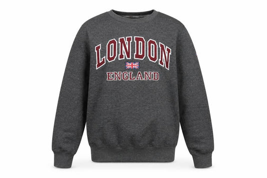 16Sixty Men's Grey London England Sweatshirt Medium Pullover Fleece