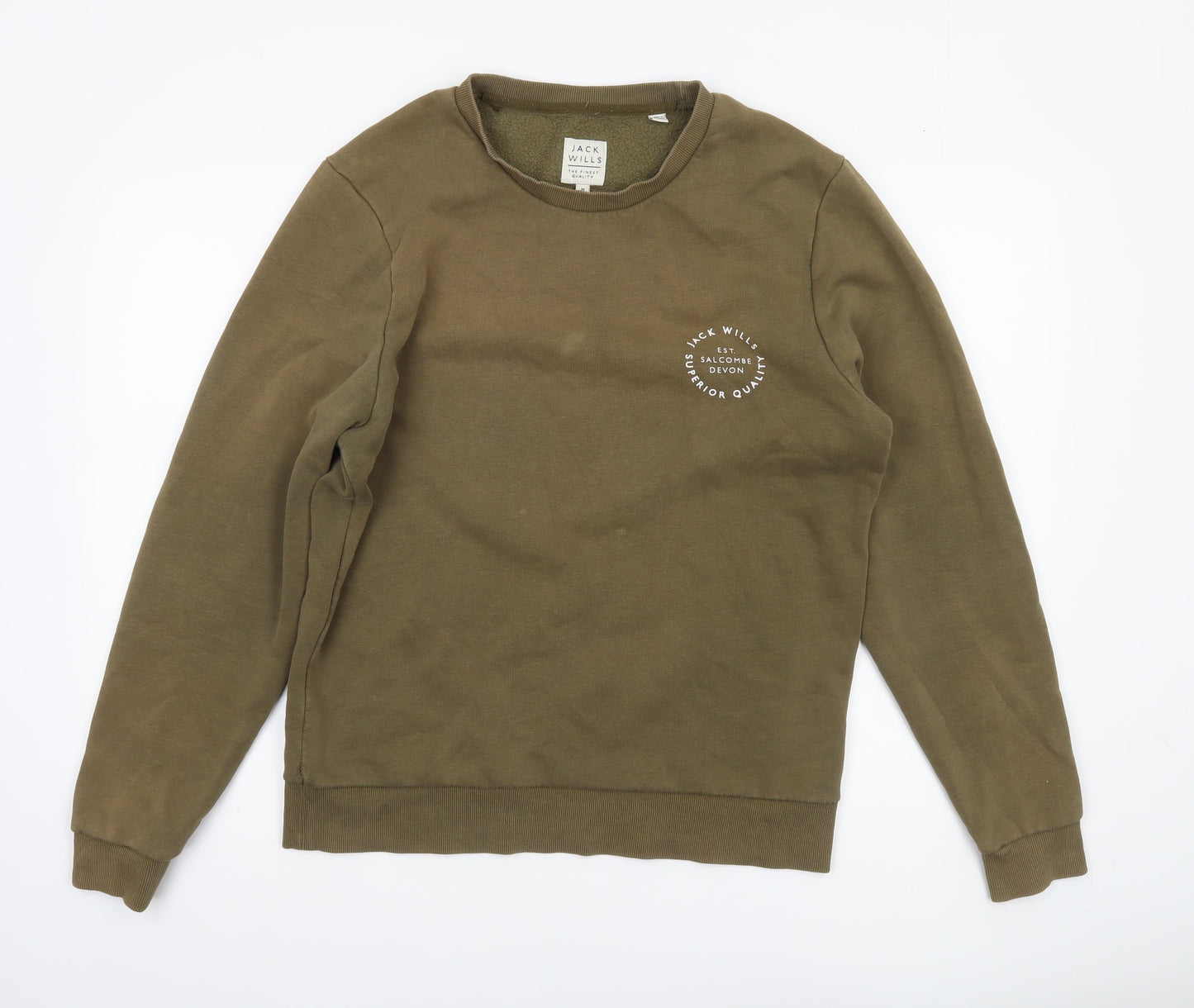 Mens UK M Regular Jack Wills Brown Pullover Sweatshirt