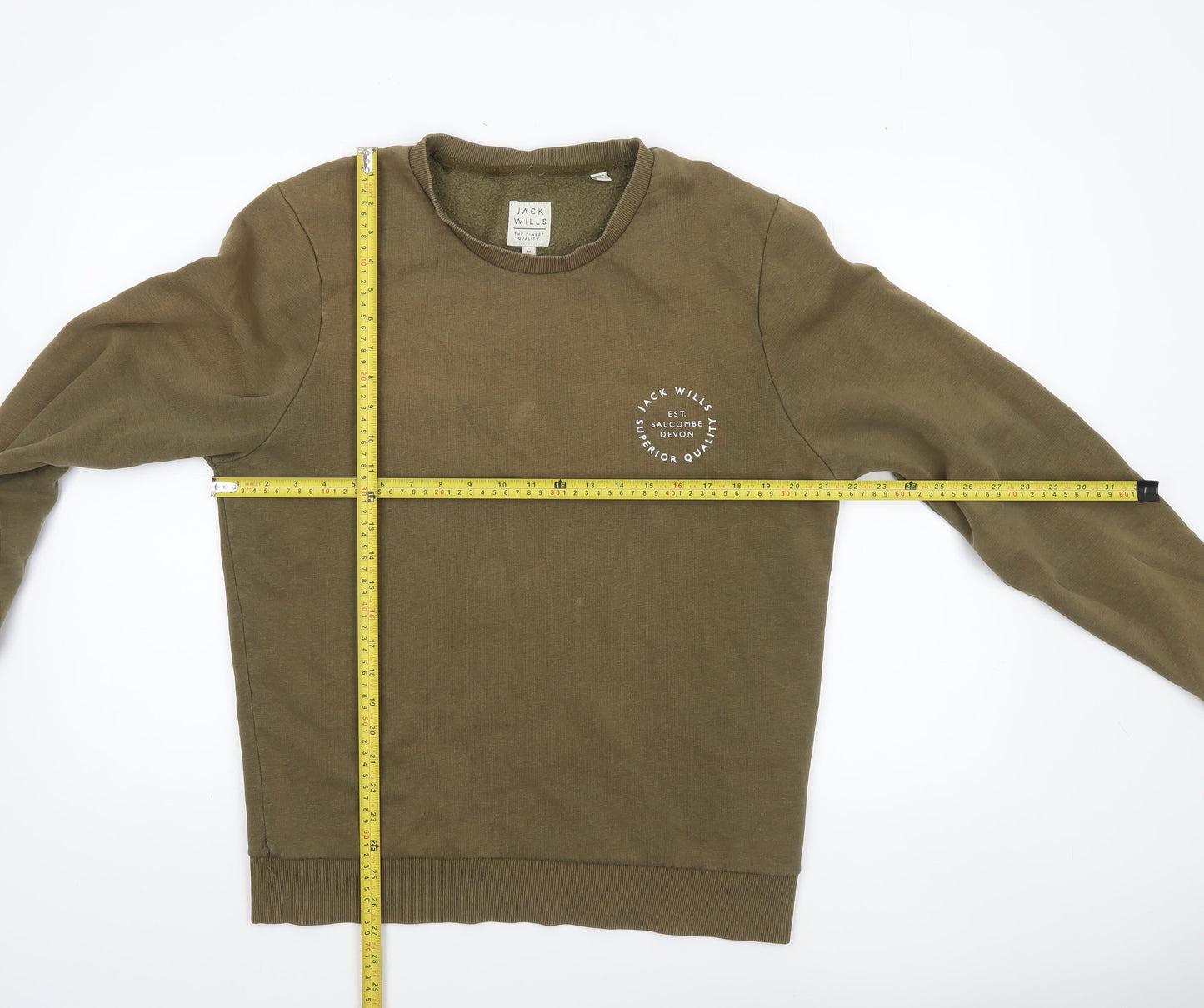 Mens UK M Regular Jack Wills Brown Pullover Sweatshirt