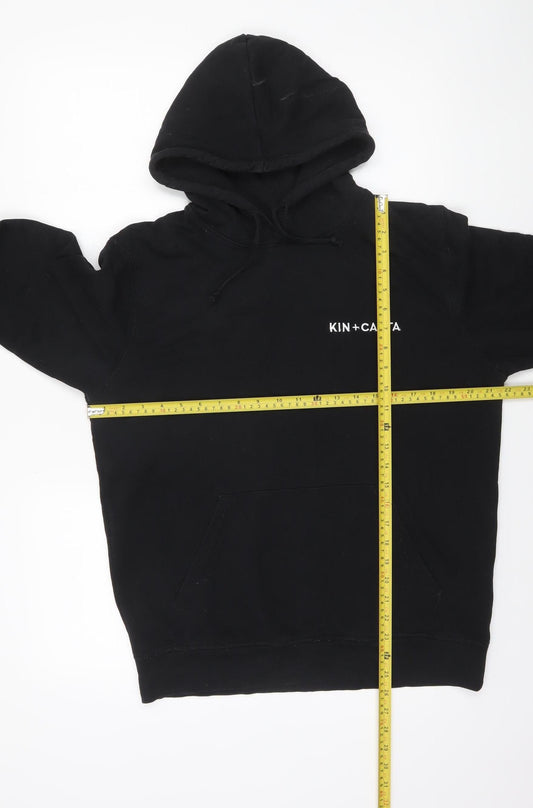 Stanley/Stella Men’s Black Pullover Hoodie Medium Logo Print
