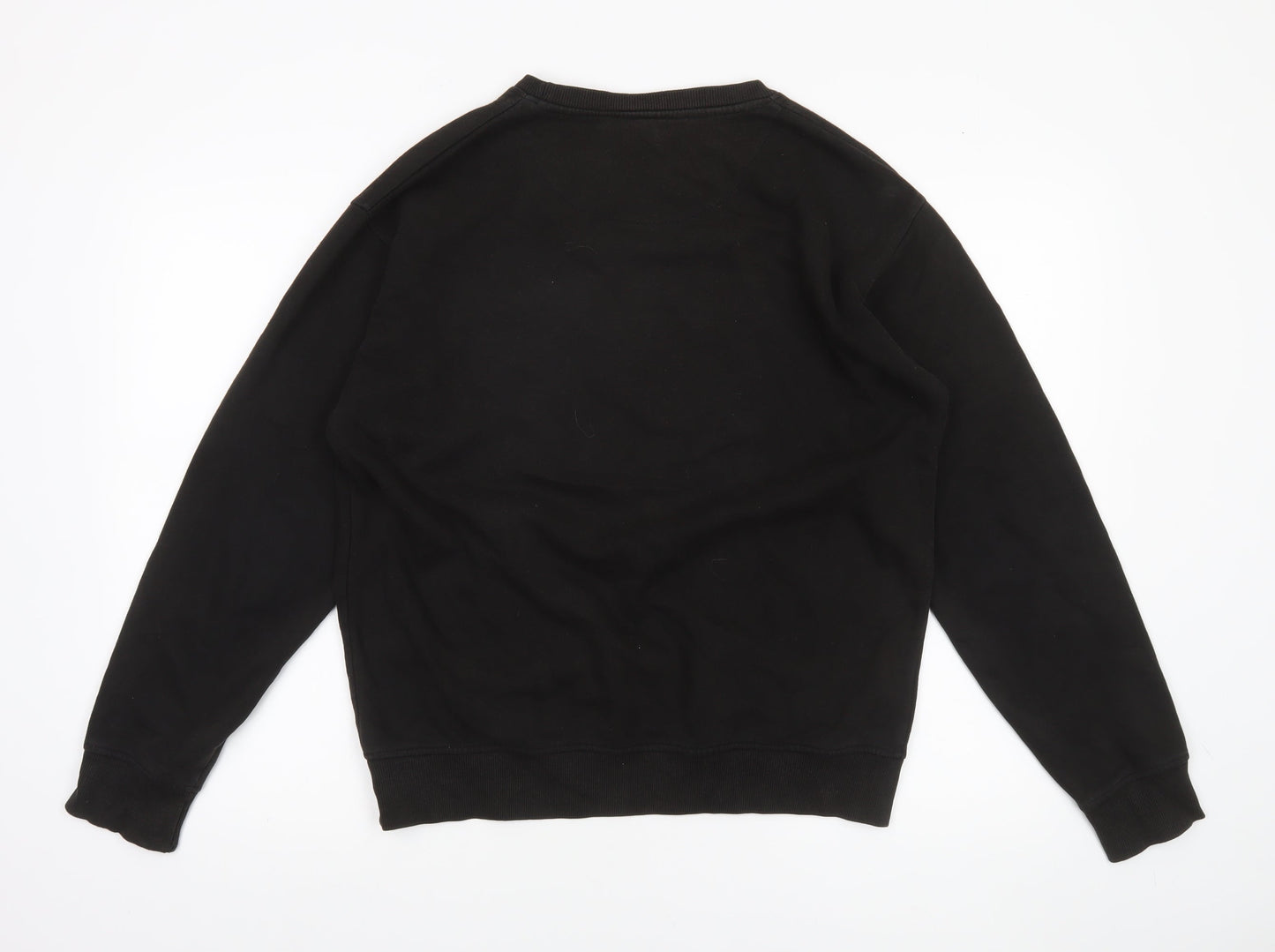 Mens UK S Regular adidas Black Pullover Sweatshirt
