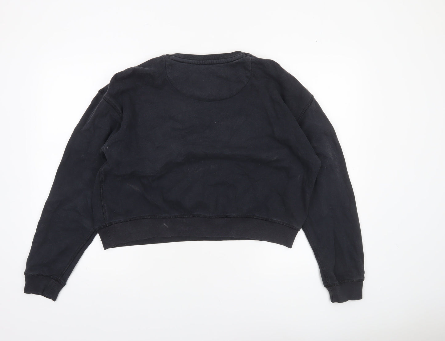 Womens UK 14 Regular Jack Wills Black Pullover Sweatshirt