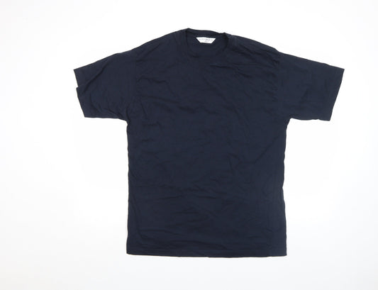 Kustom Kit Men's Black Cotton Crew Neck Short Sleeve T-Shirt M