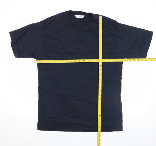 Kustom Kit Men's Black Cotton Crew Neck Short Sleeve T-Shirt M