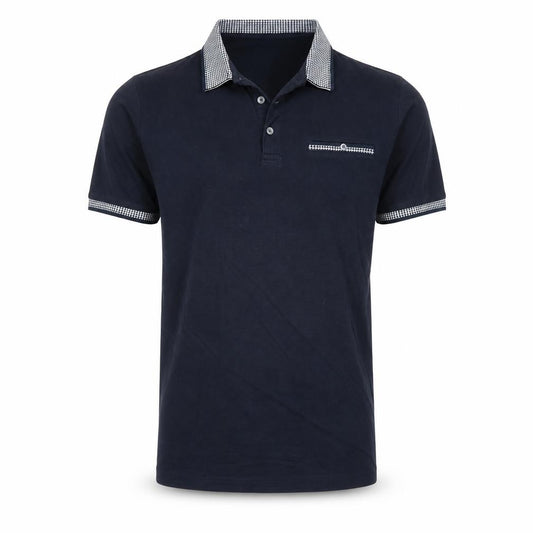 Next Men's Black Slim Fit Polo Shirt Size M Short Sleeve