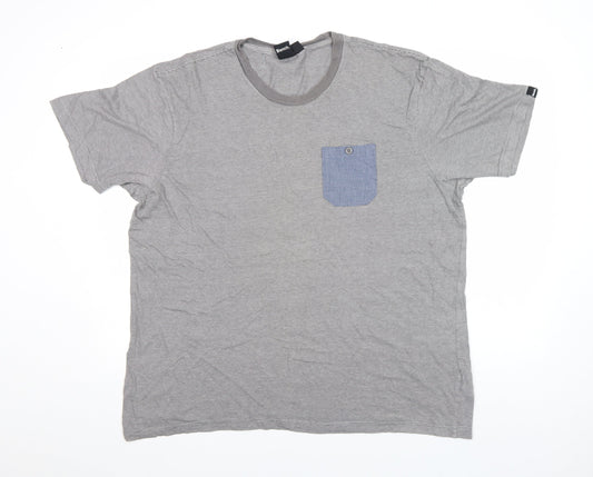 Mens UK Size L Bench Grey  Cotton T-Shirt