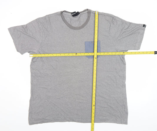 Mens UK Size L Bench Grey  Cotton T-Shirt
