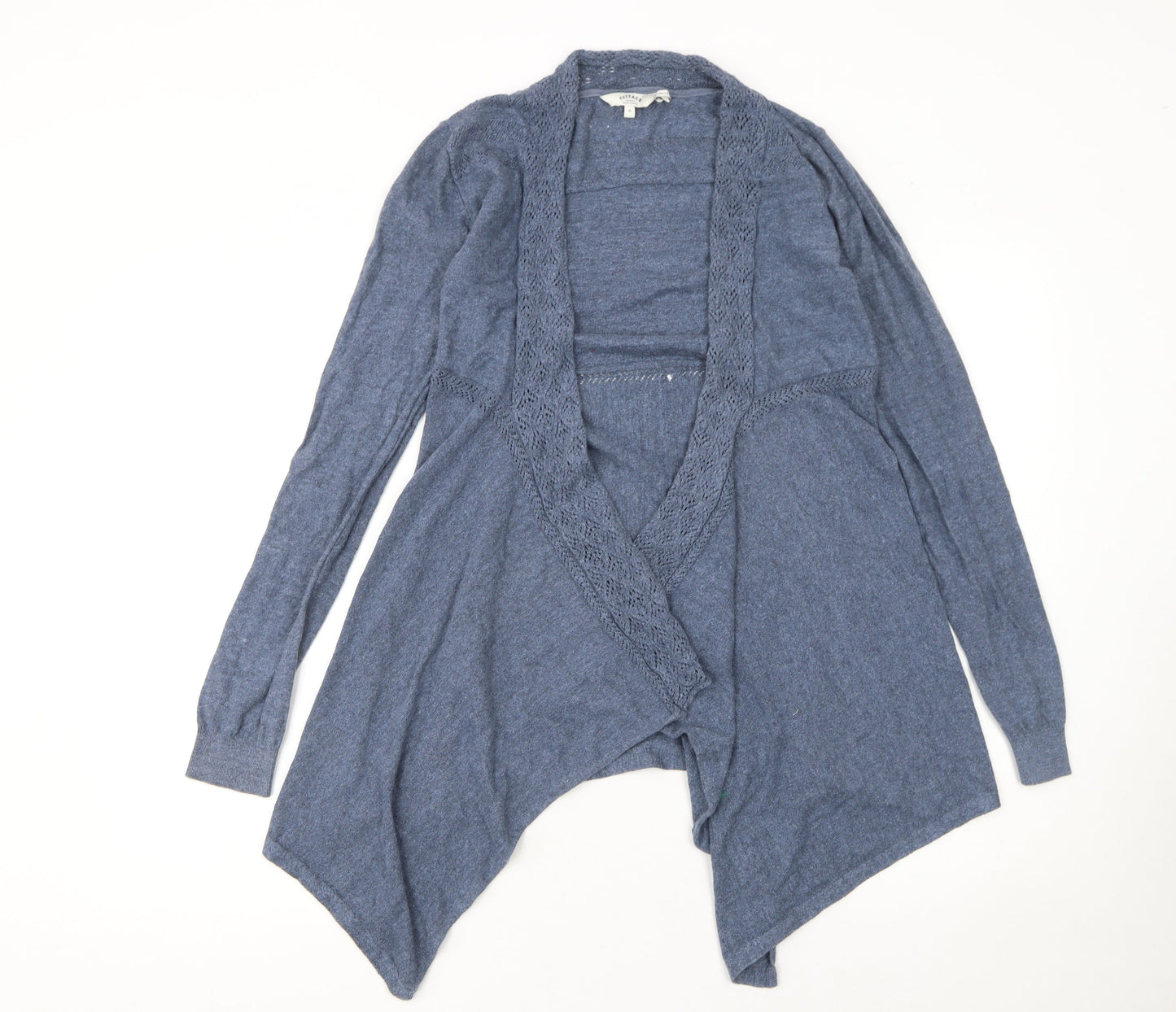 Womens UK 8 Regular FatFace Blue Cardigan Open-Knit