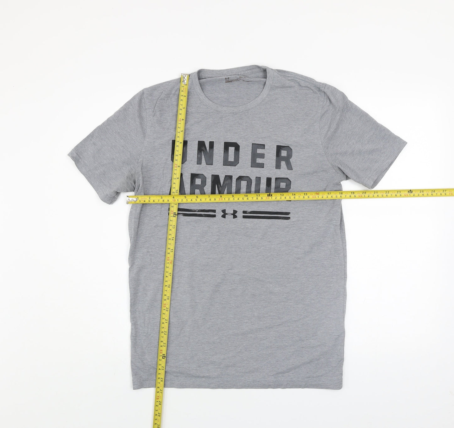 Mens UK Size XS Under armour Grey  Cotton Blend T-Shirt