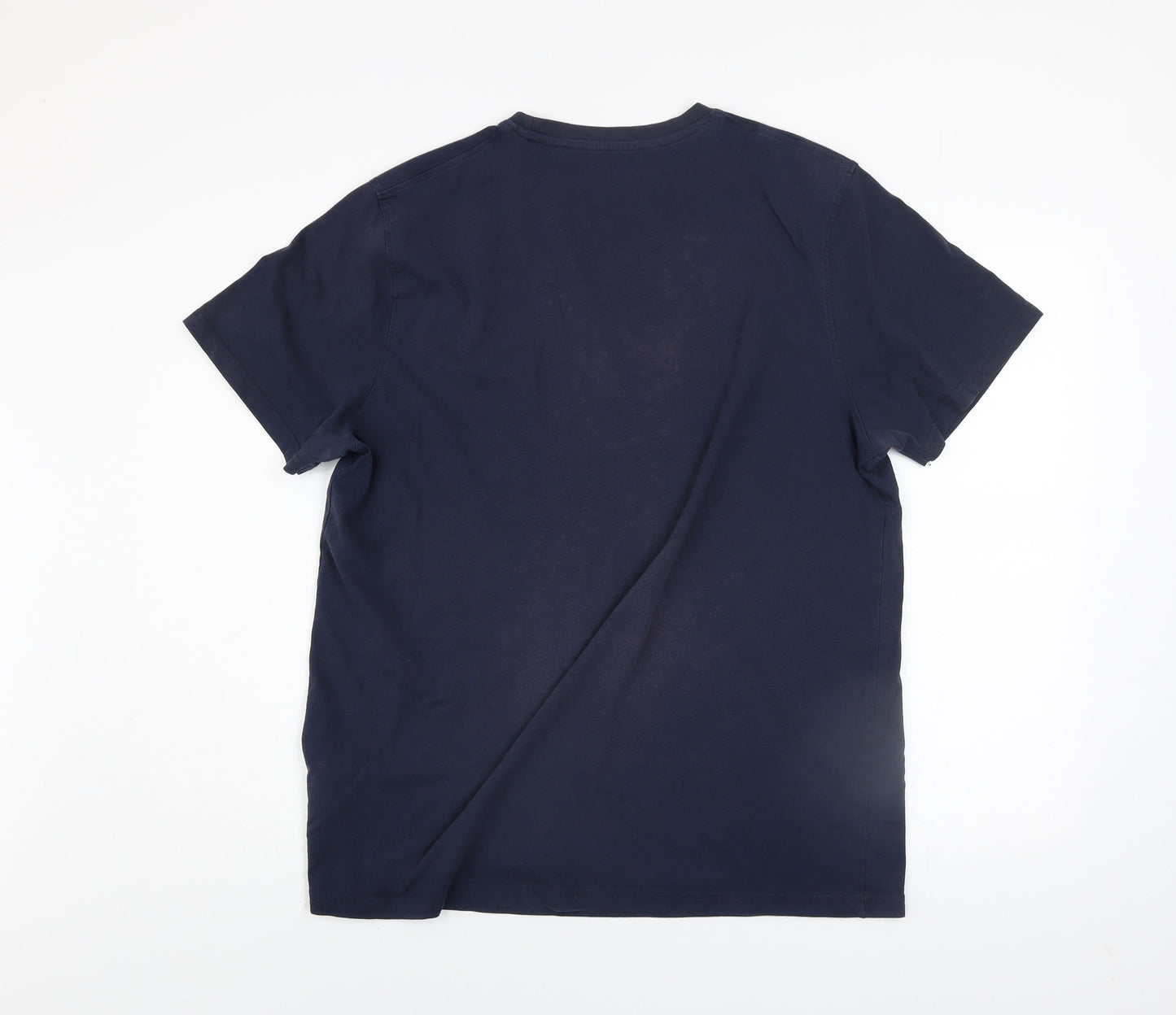 Mens UK Size L Mountain Warehouse Blue  Cotton Blend T-Shirt