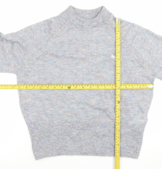 Womens UK 10 Regular Jack Wills Grey Pullover Tight-Knit