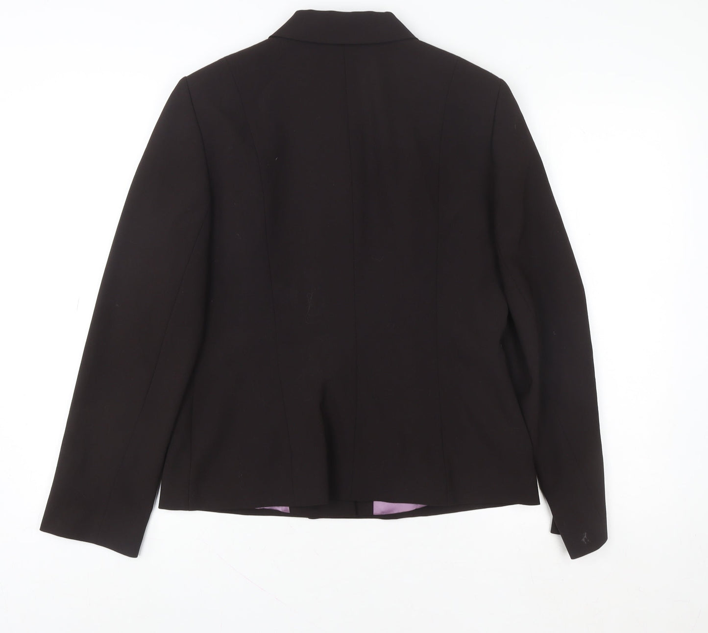 Monsoon Women Black Tailored Blazer UK 12 Classic Fit