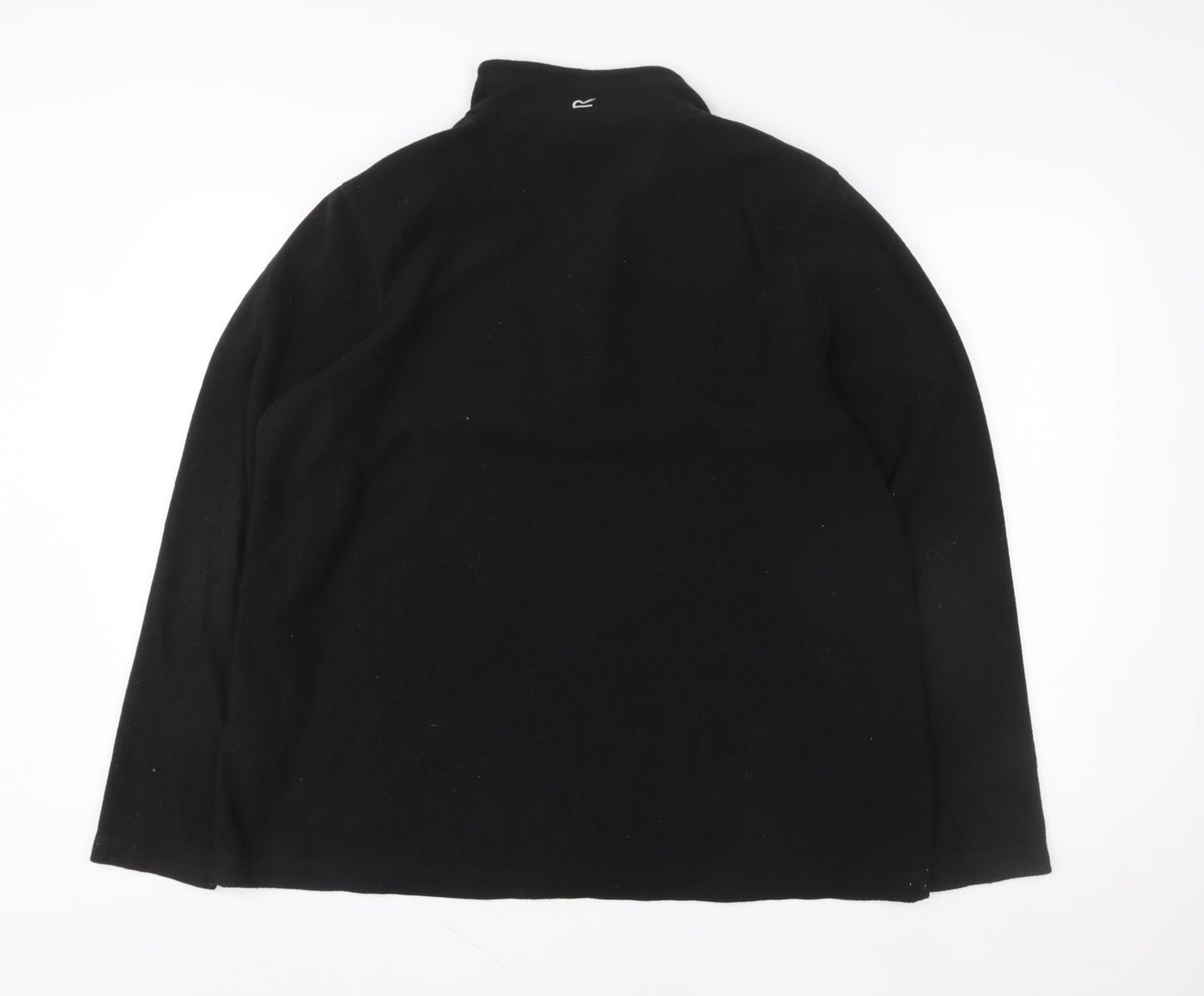 Regatta Great Outdoors Mens Black Fleece L 1/2 Zip Pullover Sweatshirt