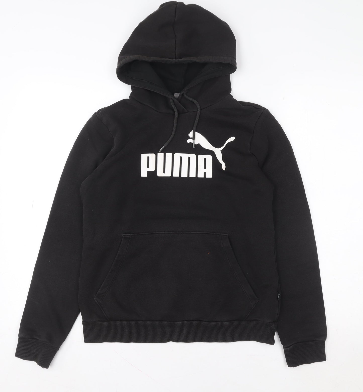 Womens UK M Regular PUMA Black Pullover Hoodie