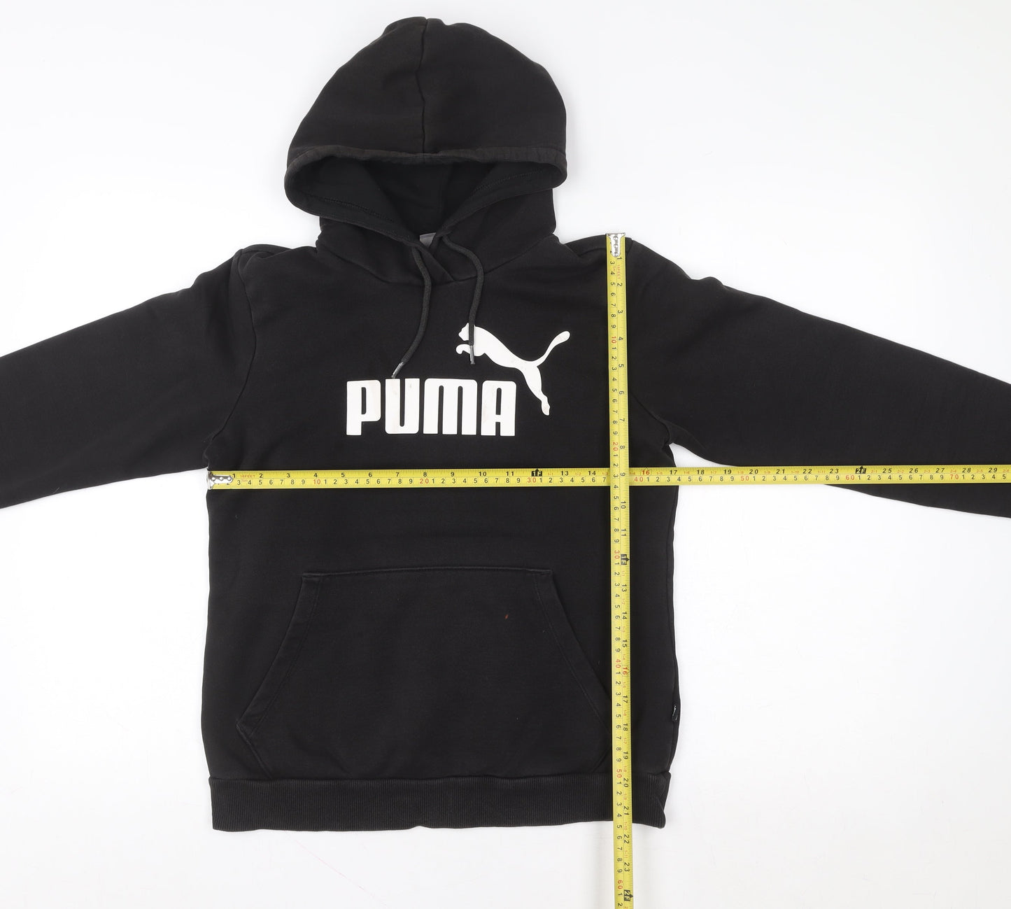 Womens UK M Regular PUMA Black Pullover Hoodie