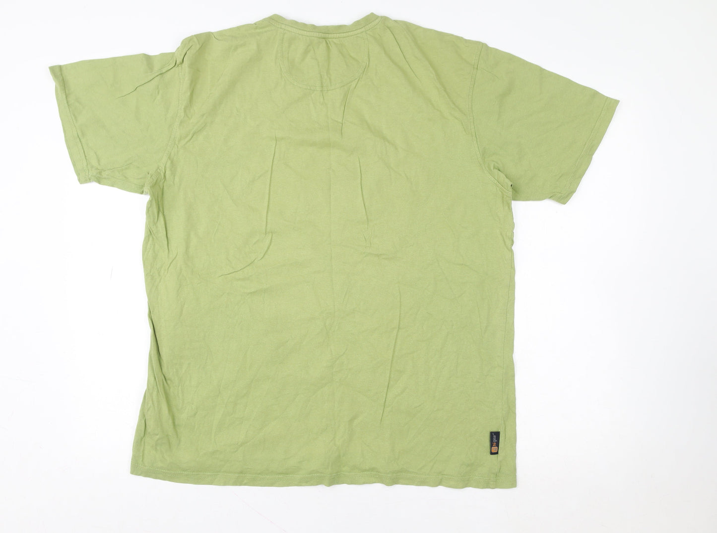 Hi Gear Men's Green Hiking Graphic Cotton T-Shirt Size L