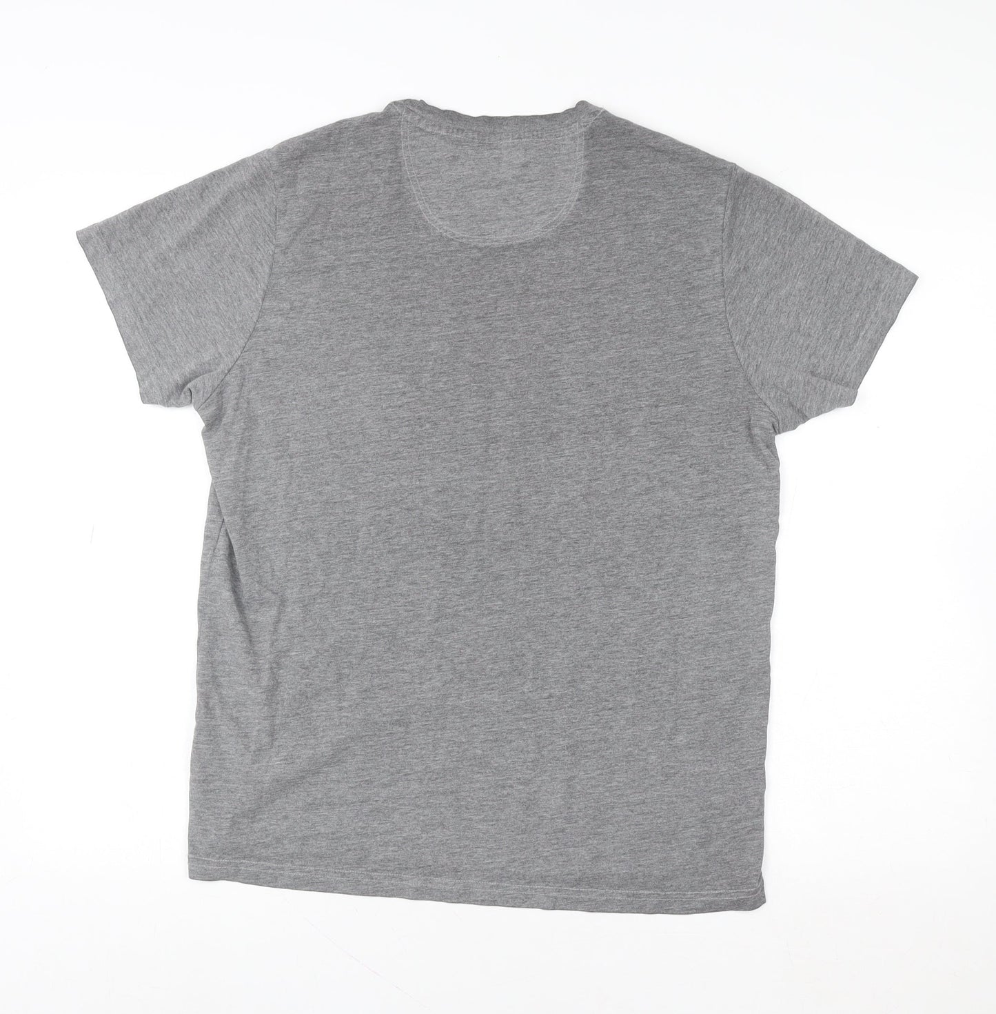 Ben Sherman Men's Grey Graphic Music Print T-Shirt Size L